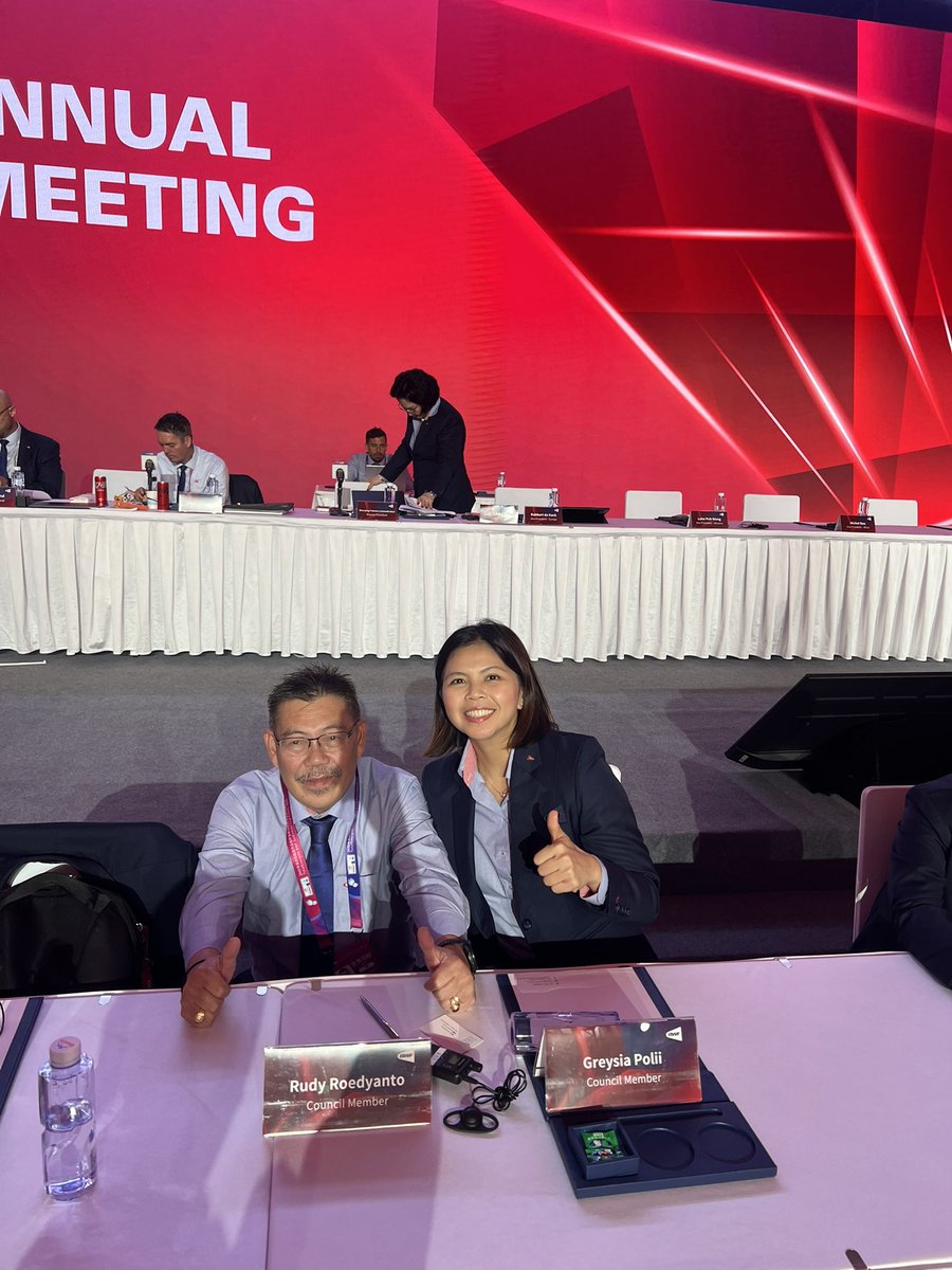 Congrats ko <a href="/R_RB6767/">R.R</a> as a council member Badminton World Federation 2025-2029 from Indonesia. 🇮🇩😍