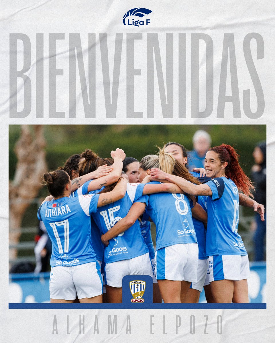 ¡El <a href="/AlhamaElPozo/">Alhama ElPozo</a> asciende a #LigaF!

🔵 ¡Bienvenidas de nuevo!