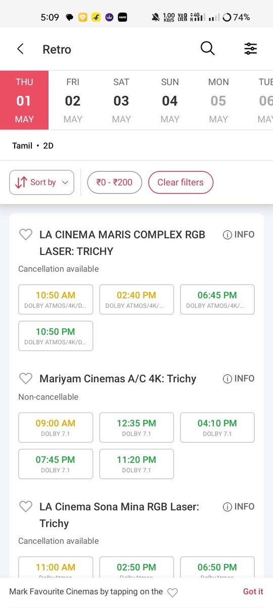 #retro booking open TRICHY💥

Other thetare open 🔜 
#RetroBookings #Suriya