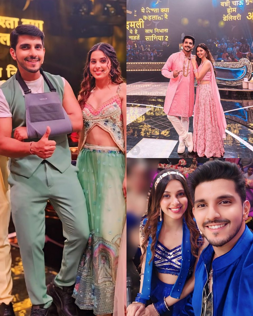Shaguft22579525's tweet photo. 💚🩷🩵

#KanwarDhillon #AliceKaushik #KDice #Shivi  #RWSP https://t.co/Nvzw9ppRZh
