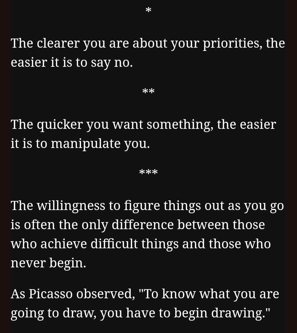 samtamplin's tweet photo. This week's insights from Farnham Street / Brain Food weekly newsletter https://t.co/1OCC6erVwM