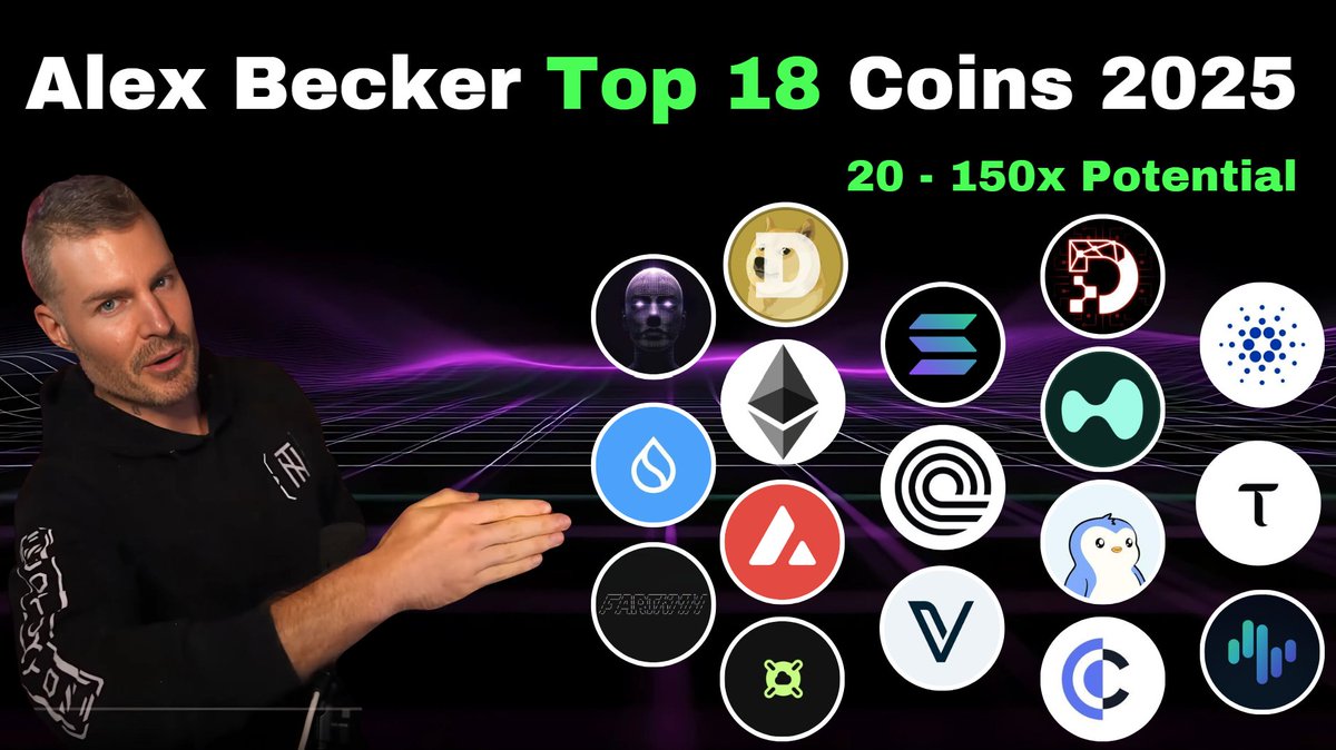 Crypto Hubπ‘ (@cryptohub210) on Twitter photo Alex Becker Just Revealed His Top 18 Coins for 2025!
His picks cover L1, Memecoins, RWA and even AI Coinsπ€―
Here are all 22 cryptos + <a href="/ZssBecker/">Alex Becker πππ₯</a> comments on each:π Alex Becker Just Revealed His Top 18 Coins for 2025!
His picks cover L1, Memecoins, RWA and even AI Coinsπ€―
Here are all 22 cryptos + <a href="/ZssBecker/">Alex Becker πππ₯</a> comments on each:π