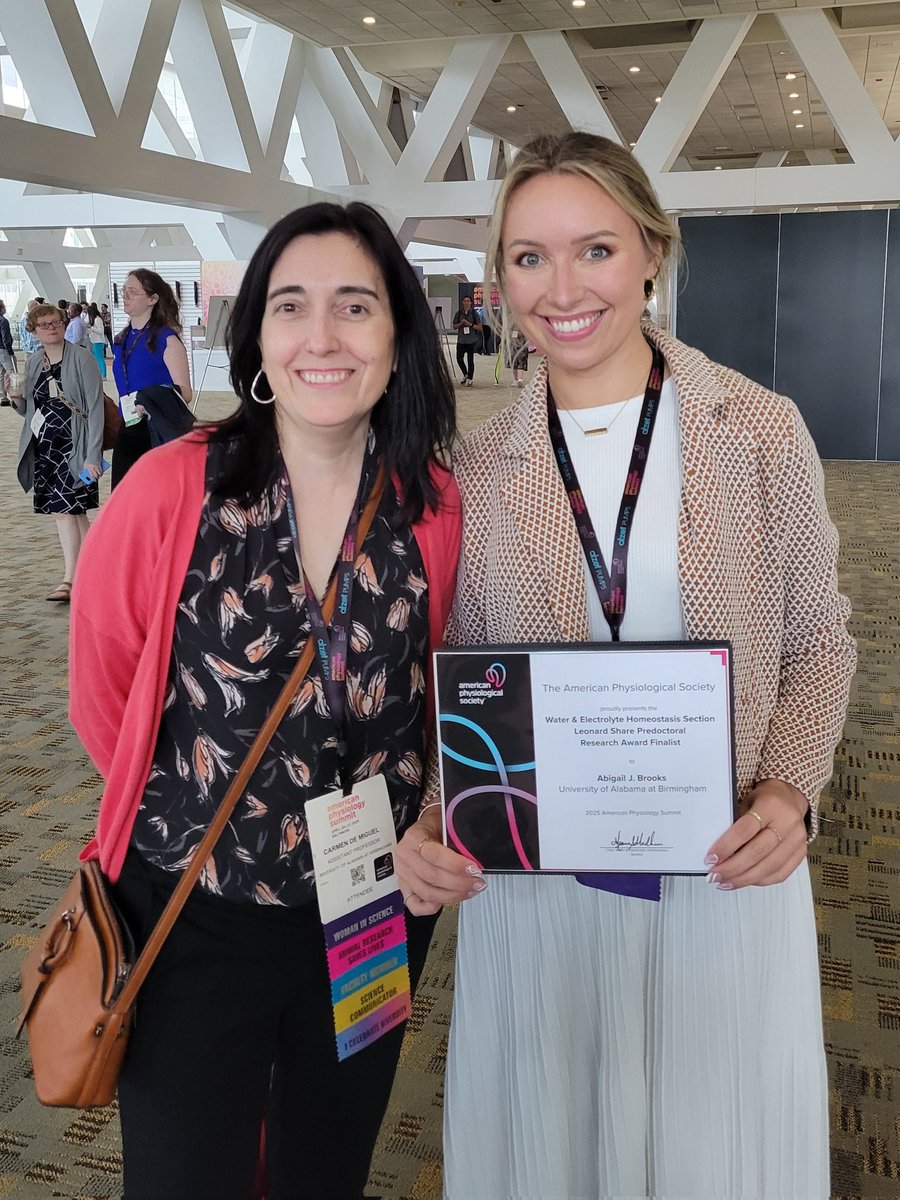 Carmen De Miguel, PhD, MS, FAHA (@carmendemigue12) on Twitter photo Congratulations <a href="/abby_brookss/">Abby Brooks</a> for winning the 2025 Leonard Share Excellence in Predoctoral Research of the <a href="/WEHsectionAPS/">Water and Electrolyte Homeostasis APS</a> section! So proud of you!! Congratulations <a href="/abby_brookss/">Abby Brooks</a> for winning the 2025 Leonard Share Excellence in Predoctoral Research of the <a href="/WEHsectionAPS/">Water and Electrolyte Homeostasis APS</a> section! So proud of you!!