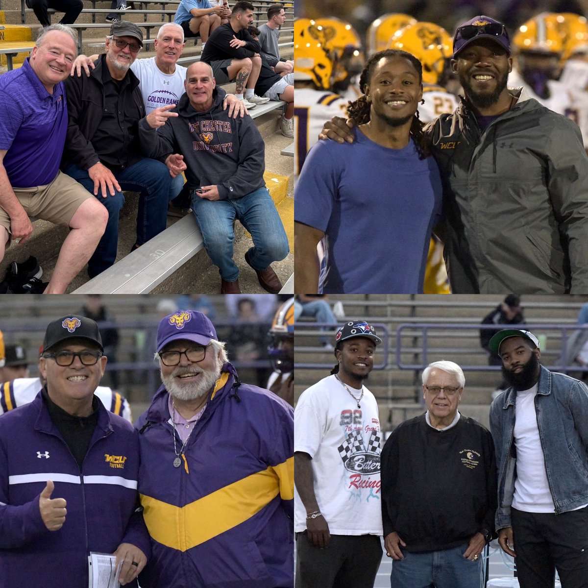 Some of the best to ever wear the 🟣🟡 in the house Friday night!

#WCUFootballFamily | #OnAMission