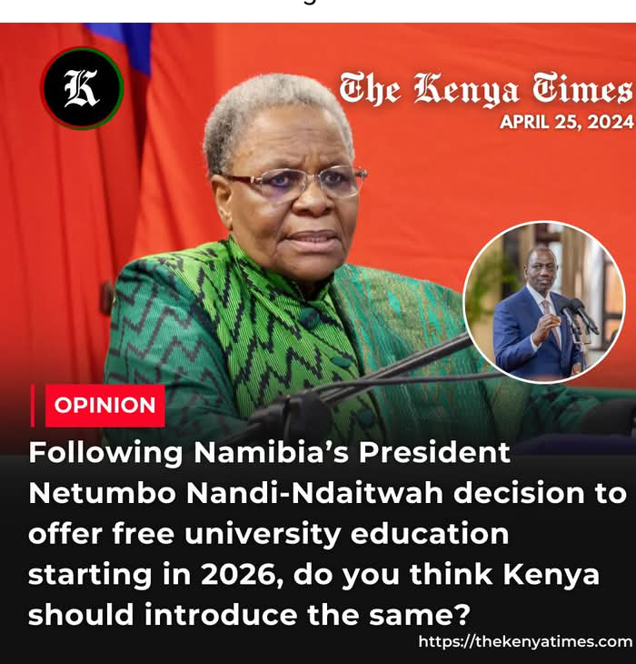 geoogwang6's tweet photo. When Kenya, we are still fighting for UNIVERSITY New model funding 
NAMIBIA IS MAKING IT FREE

#Eluid Kipchoge
#Church
#Blessed Sunday
#GoKThisWeek 
#Sabastian sawe
#The Lord
#KenyanWinBig
#LondonMarathon https://t.co/SMo6QaNW5u