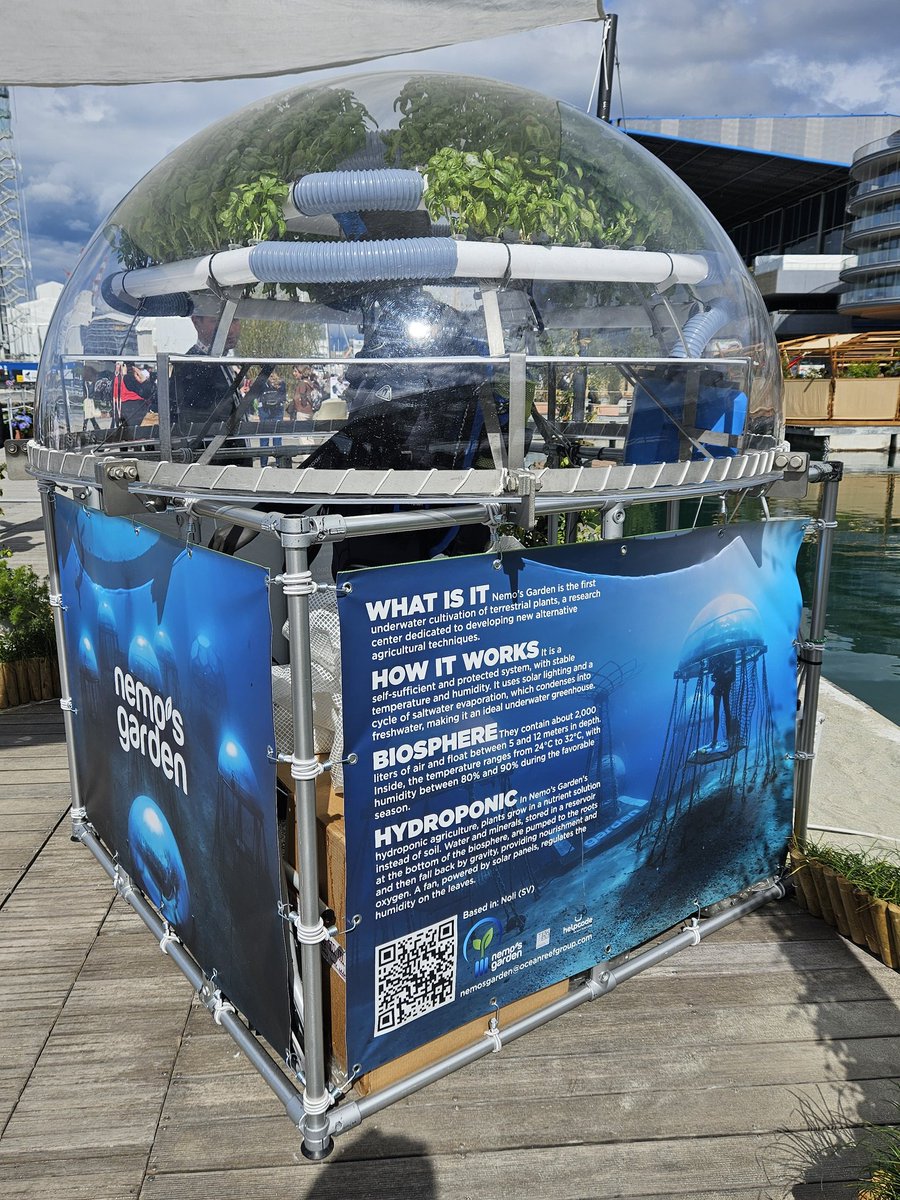 Creative ideas at Euroflora. The world's first underwater greenhouse