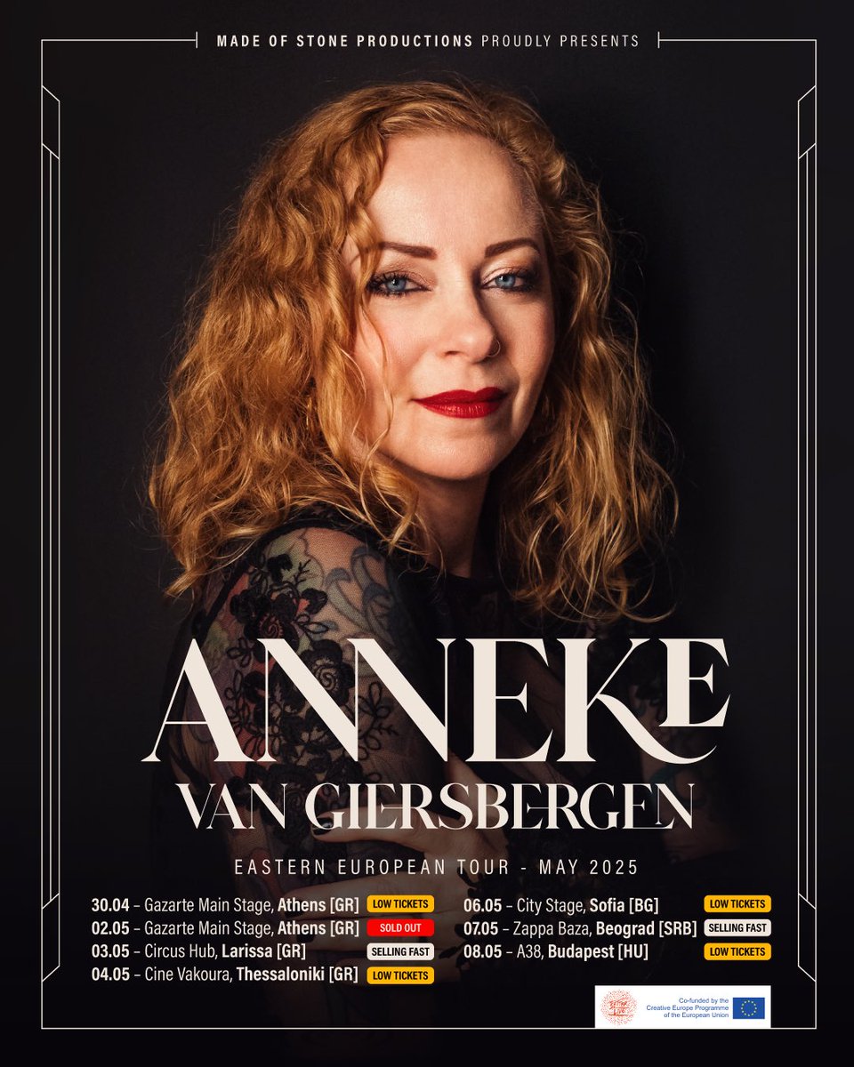 I’m wrapping up the final preparations for these solo acoustic shows. Looking forward to being on the road again. I really hope to see you soon in Greece, Bulgaria, Serbia, and Hungary!
🎤💃🧳❤