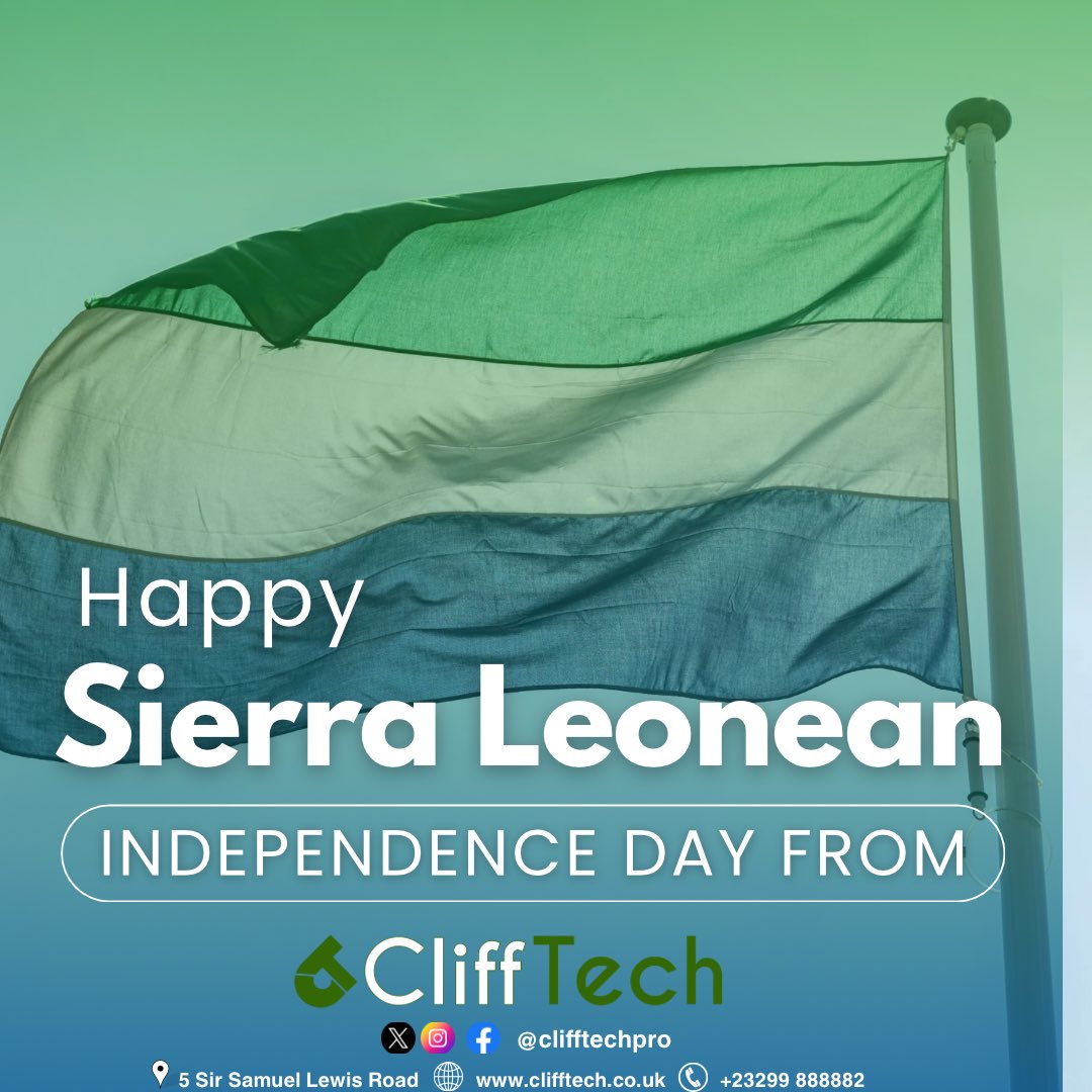CliffTechPro's tweet image. #SierraLeone #IndependenceDay2025🇸🇱 #SaloneX #SaloneTwitter