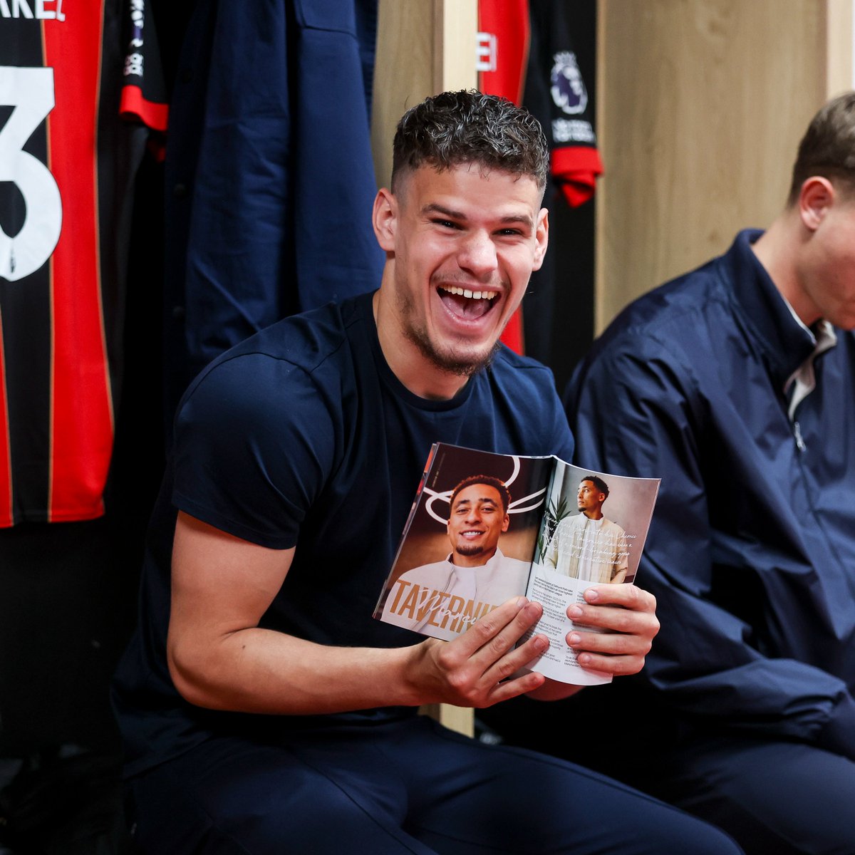 afcb_superstore's tweet image. Milos is loving the programme 🤣