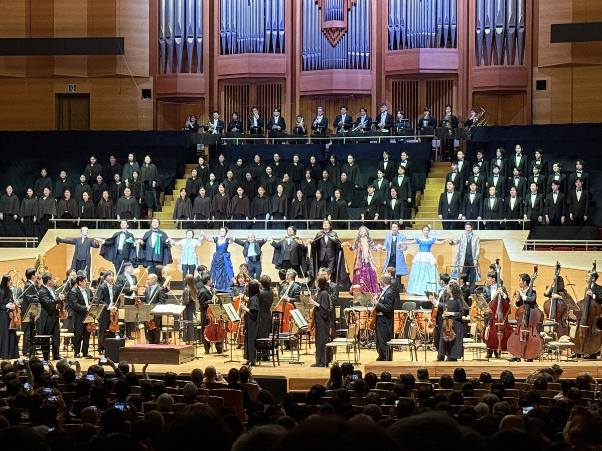 広上淳一&amp;日本フィル「オペラの旅」#仮面舞踏会 終了いたしました。
素晴らしい歌手の皆様、合唱の皆様、ダンサーの皆様、スタッフの皆様、そしてお越しいただいた皆様、ありがとうございました！
こちらの《仮面舞踏会》は6月20日（金）NHK-FM 『オペラ・ファンタスティカ』で放送予定です！