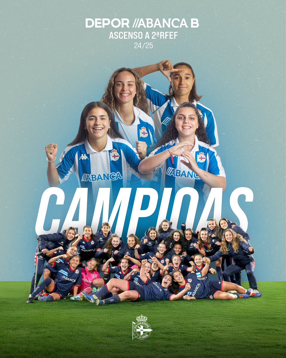 🏆 𝗖𝗔𝗠𝗣𝗜𝗢𝗢𝗢𝗢𝗔𝗔𝗔𝗔𝗦 🏆

🚀 O #DéporABANCAB é de 2ª RFEF!!! 💙