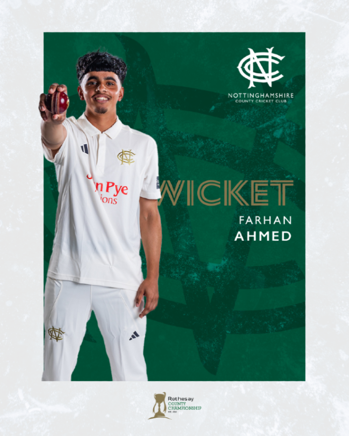 TrentBridge's tweet photo. Back in the attack - and immediately back in the wickets!

#NOTvSUS | 📺 https://t.co/odtZgMvjZm https://t.co/WZCB6DtiHc