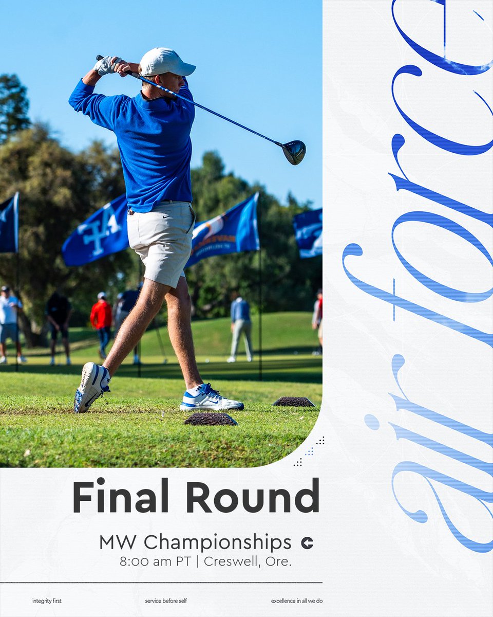 The final round of the MW Championships will start at 8:00 am PT today.

📍- Emerald Valley Golf Club-Creswell, Ore.
📊: tinyurl.com/msynpejn
📺: tinyurl.com/ms5sxpfx