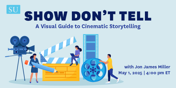 Script Magazine (@scriptmag) on Twitter photo Show Donāt Tell: A Visual Guide to Cinematic Storytelling with Jon James Miller
Learn how to write a story rich with tantalizing visual descriptions that come alive through narrative techniques intended to excite readers and keep them reading.
writersdigestuniversity.mykajabi.com/a-visual-guide⦠Show Donāt Tell: A Visual Guide to Cinematic Storytelling with Jon James Miller
Learn how to write a story rich with tantalizing visual descriptions that come alive through narrative techniques intended to excite readers and keep them reading.
writersdigestuniversity.mykajabi.com/a-visual-guideā¦