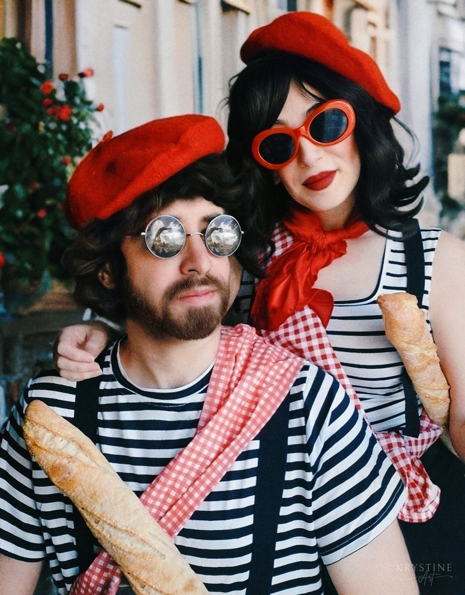 Gustave &amp; Lune Cosplays ❤️

Team baguette 🇫🇷🥖✨️
#ClairObscurExpedition33