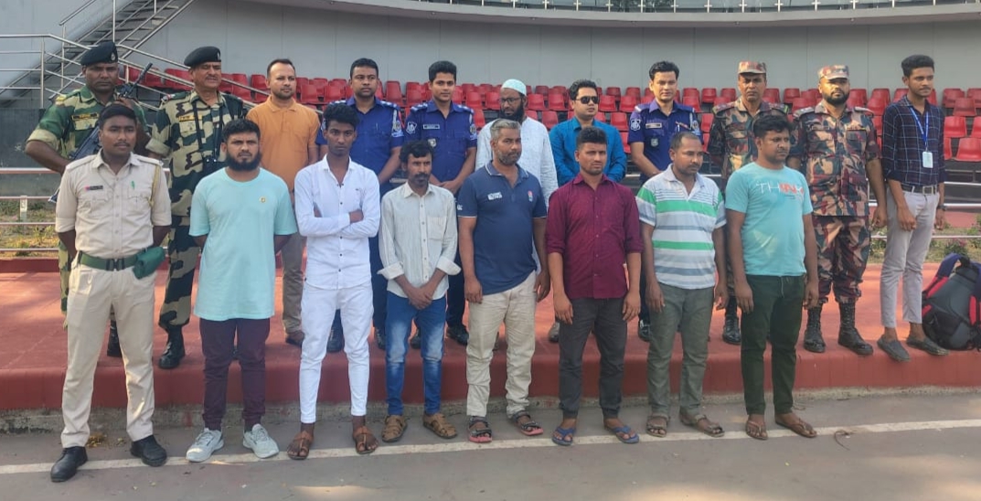 ভারতে কারাভোগ শেষে দেশে ফিরলো বাংলাদেশী ৭ যুবক