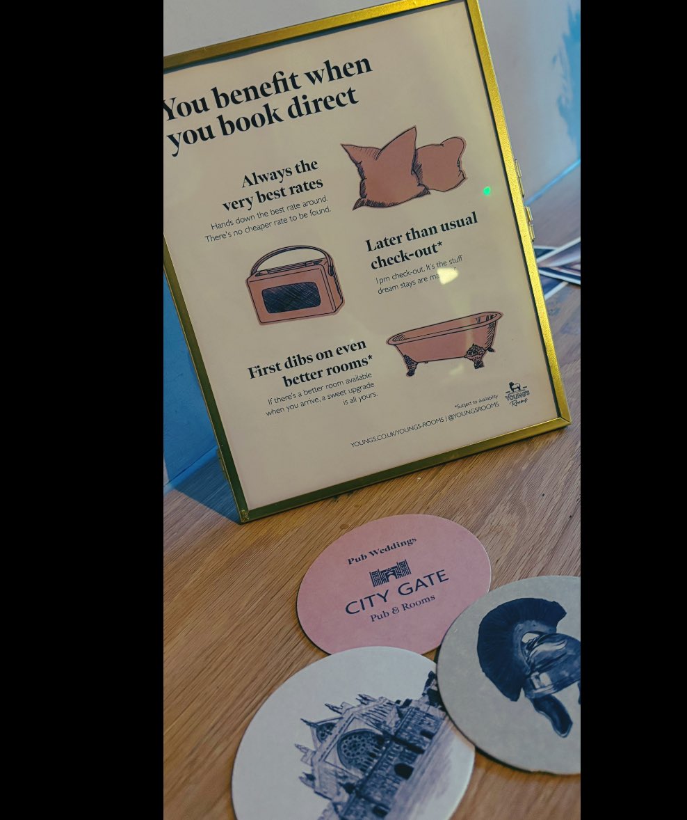 Benefits of booking direct with our Pub with Rooms … 

Boutique rooms filled with goodies and comforts (request a bath with beautiful bubbles), beds guaranteed to give you the best night sleep (get that extra hour in bed too!) and all with the warm welcome of the pub downstairs.