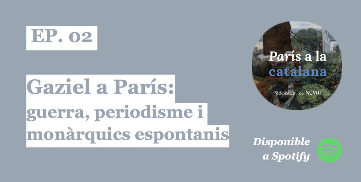 Dia gros a Catalunya i ens hi afegim.

Ja tenim el segon capítol de la temporada acabat de sortir del forn! En <a href="/martiserra_/">Martí Serra Figarola</a> s'ha vestit d'expert en periodisme de guerra per parlar-nos de Gaziel.
No us perdeu els darrers minuts 🎙️☕️
open.spotify.com/episode/6CdnBR…