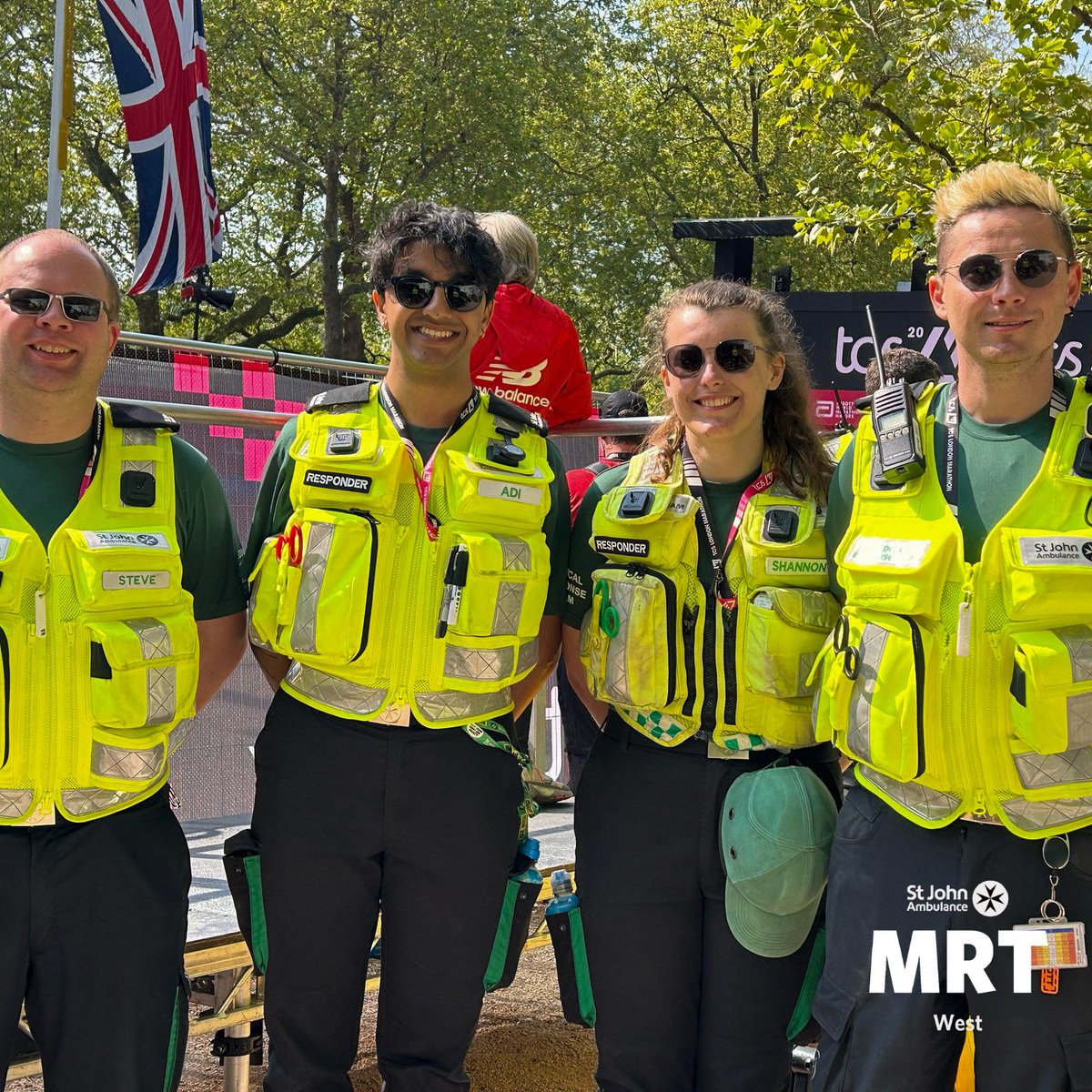 We are out today as part of our largest deployment of the year <a href="/LondonMarathon/">TCS London Marathon</a>
Congrats to all the runners!! 👟