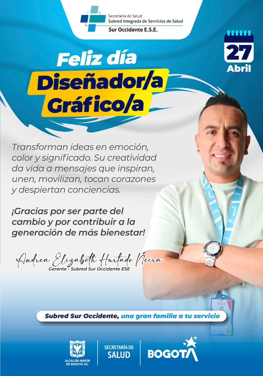🖥️🖌️¡Feliz #DíaDelDiseñadorGráfico! Hoy celebramos a quienes, con su talento ✨, convierten cada mensaje en una obra que comunica, inspira y transforma.
