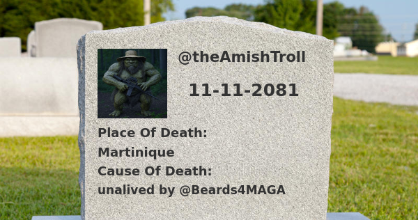 the Amish Troll tweet media