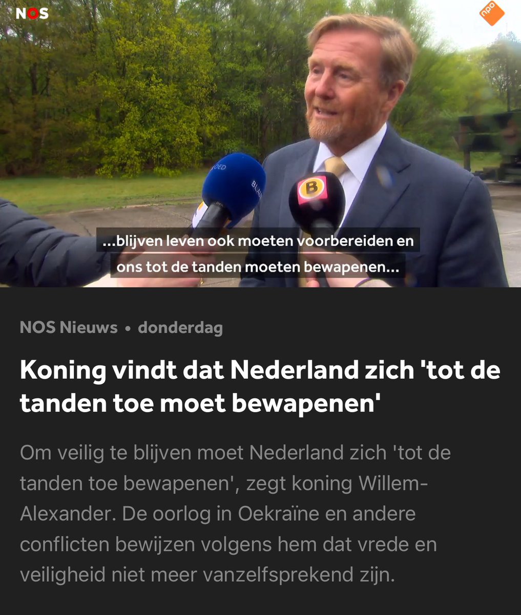 Oproep koning Willem-Alexander vindt als direct gehoor bij onopgevoede idioten…