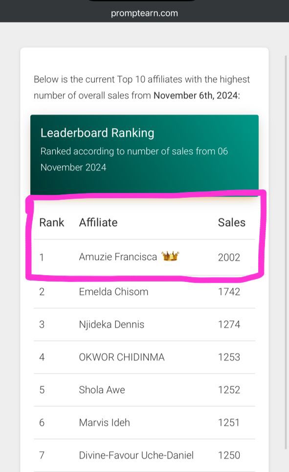 Francisca Amuzie (@grow_with_cisca) on Twitter photo LATEST CAR OWNER🥳❤️
Same Online business I started 1+ year ago just got me my second car🔥🔥
I mean “2 Cars” within a year😭😭‼️
Congratulations to the latest car owner from internet marketing 💃💃
Thank you <a href="/promptearn/">PromptEarn</a> for this opportunity✅
Big Thanks to <a href="/MartinsOsimen_/">Martins Osimen | Mallion</a> LATEST CAR OWNER🥳❤️
Same Online business I started 1+ year ago just got me my second car🔥🔥
I mean “2 Cars” within a year😭😭‼️
Congratulations to the latest car owner from internet marketing 💃💃
Thank you <a href="/promptearn/">PromptEarn</a> for this opportunity✅
Big Thanks to <a href="/MartinsOsimen_/">Martins Osimen | Mallion</a>