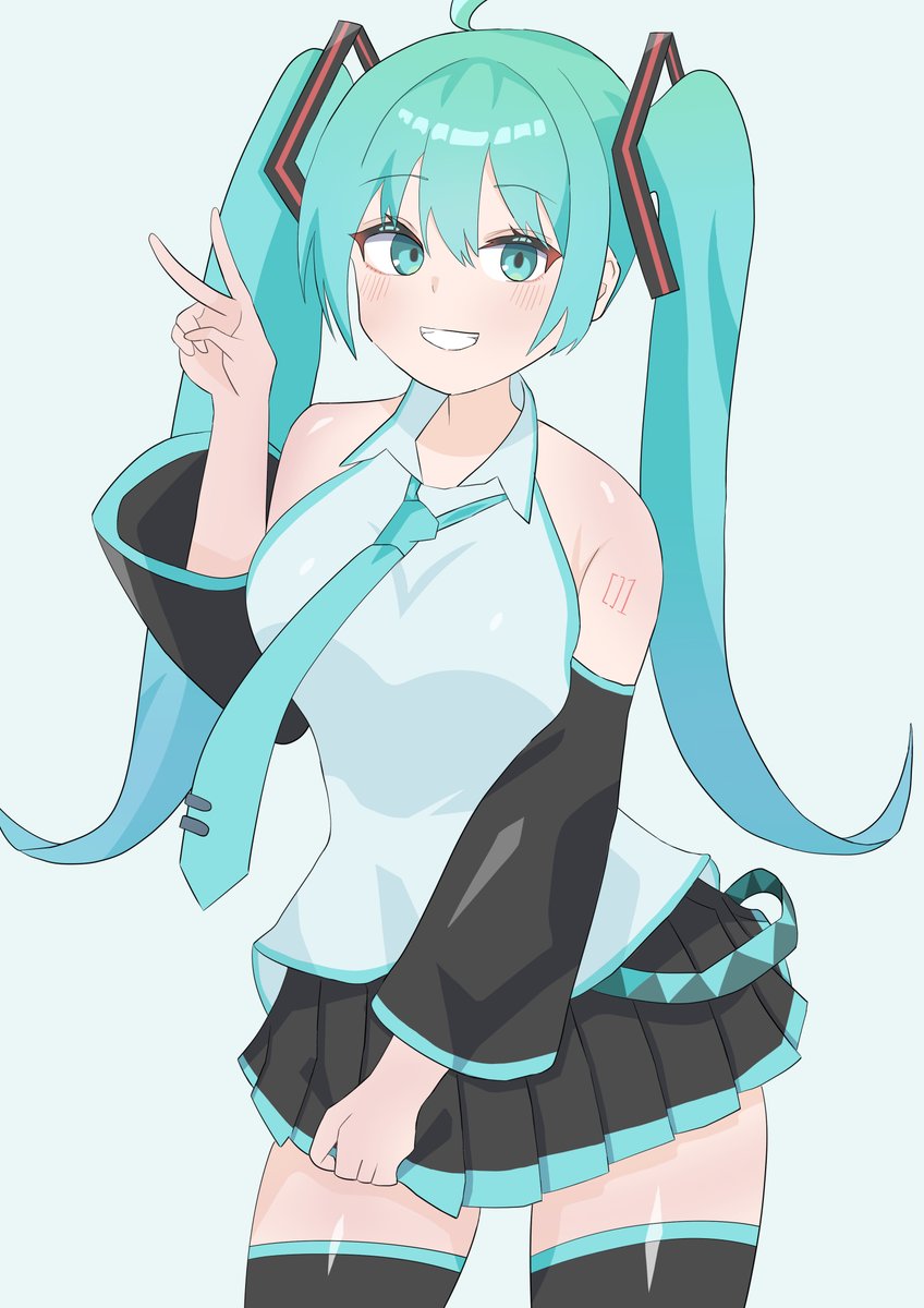ogami_e's tweet photo. ✌️
#初音ミク https://t.co/CSFoSgZ3bt