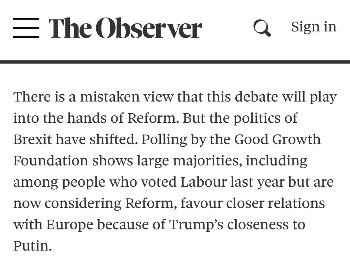 Praful Nargund (@prafulnargund) on Twitter photo Delighted to see a small preview in <a href="/ObserverUK/">The Observer</a> editorial of our upcoming work on the UK-EU relationship.
Trump is definitely a push factor for a closer relationship. There are political realities that must be respected, but a pragmatic approach can get a closer relationship. Delighted to see a small preview in <a href="/ObserverUK/">The Observer</a> editorial of our upcoming work on the UK-EU relationship.
Trump is definitely a push factor for a closer relationship. There are political realities that must be respected, but a pragmatic approach can get a closer relationship.