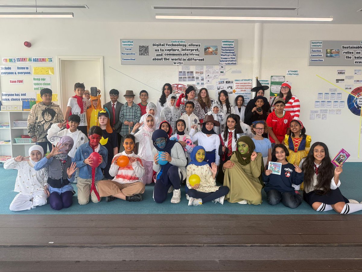 ABISOman's tweet image. Last week, ABIS primary students celebrated Book Week and World Book Day with activities like a book swap, buddy reading, and Character Day! So many creative costumes and a shared love of reading filled the school. #BookWeek #WorldBookDay #ABIS #IBPYP #LoveReading