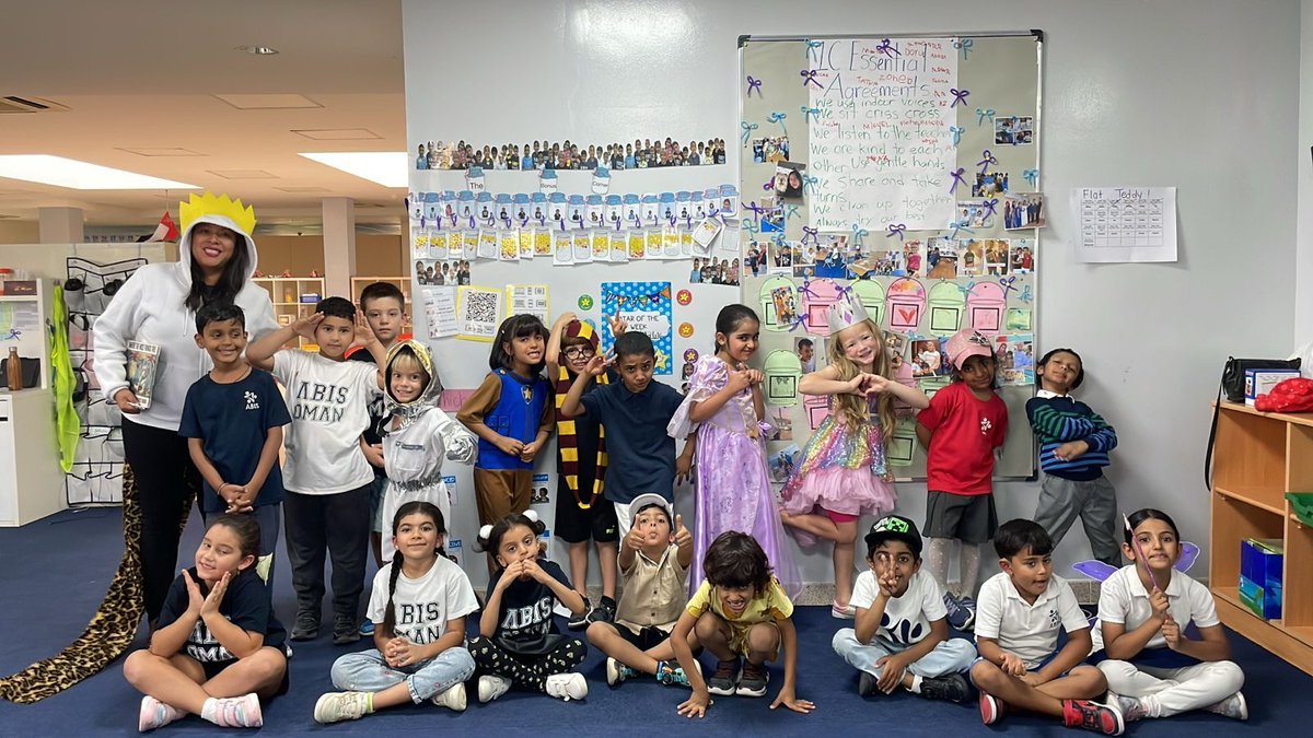 ABISOman's tweet image. Last week, ABIS primary students celebrated Book Week and World Book Day with activities like a book swap, buddy reading, and Character Day! So many creative costumes and a shared love of reading filled the school. #BookWeek #WorldBookDay #ABIS #IBPYP #LoveReading