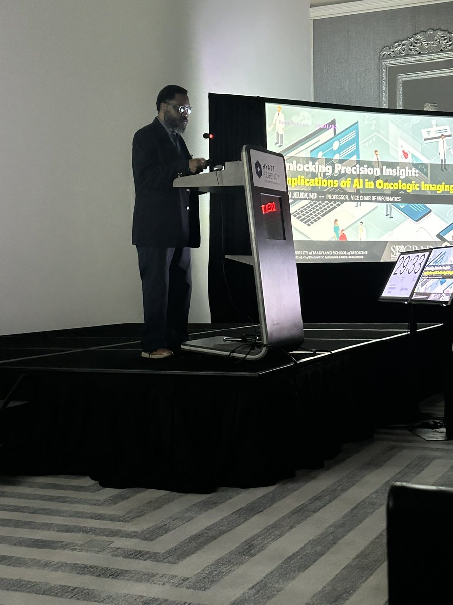 Starting Day 3 with Dr. Jean Jeudy —&gt; Implication of AI in Oncologic Imaging and Lung Cancer Screening. #radiology #socrad2025 #ArtificialInteligence #radleader #lungcancerscreening