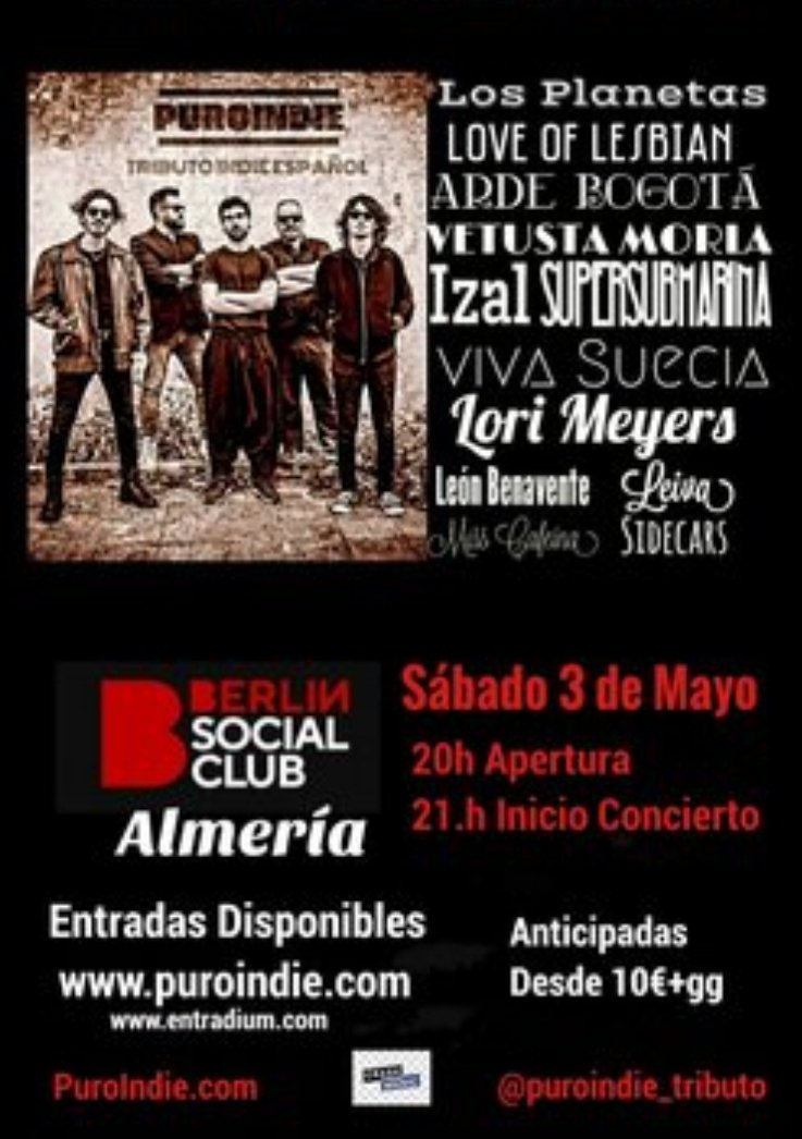Ya tengo plan para el sábado que viene en mi cercana Almería ❤️