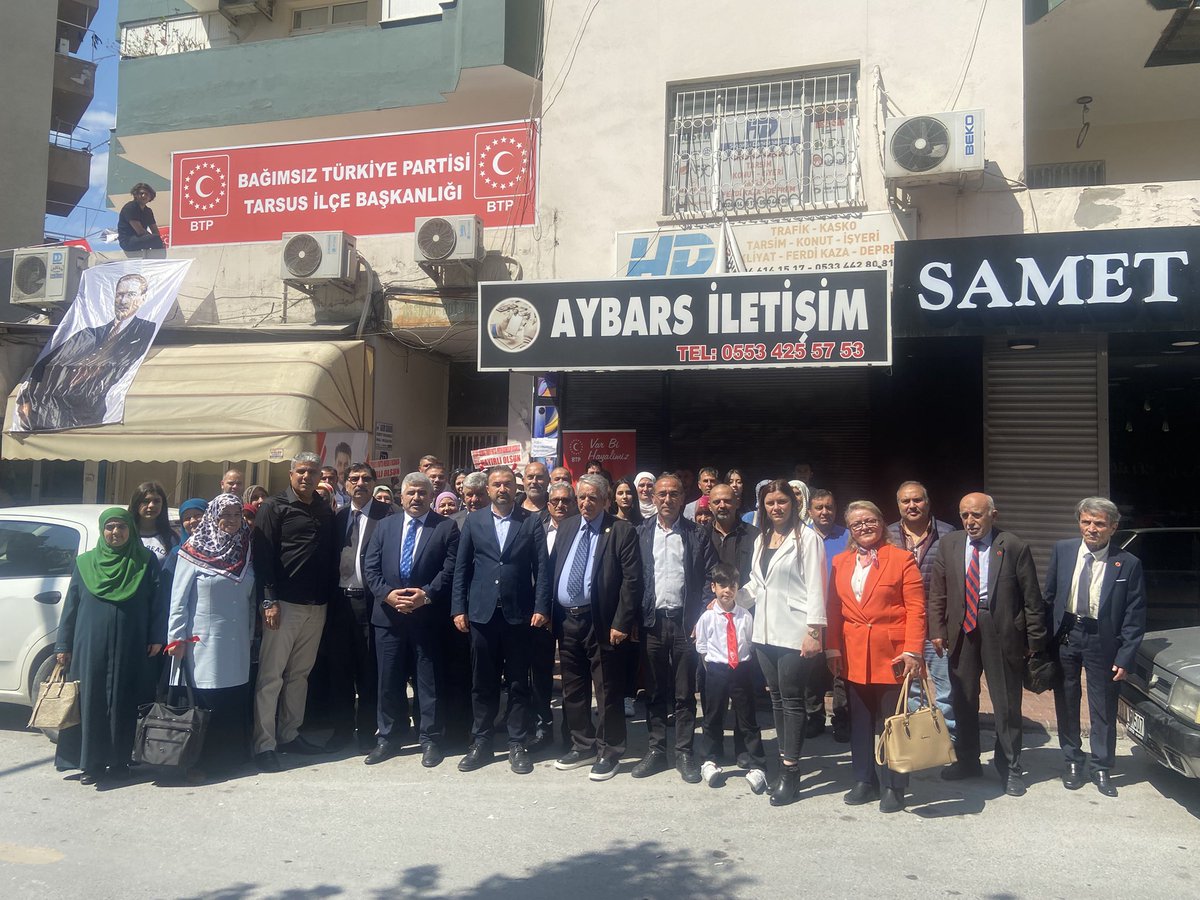 Tarsuslu hemşerilerimizin büyük teveccühü ile Tarsus İlçe Başkanlığımızı yenileyerek açılışını gerçekleştirdik