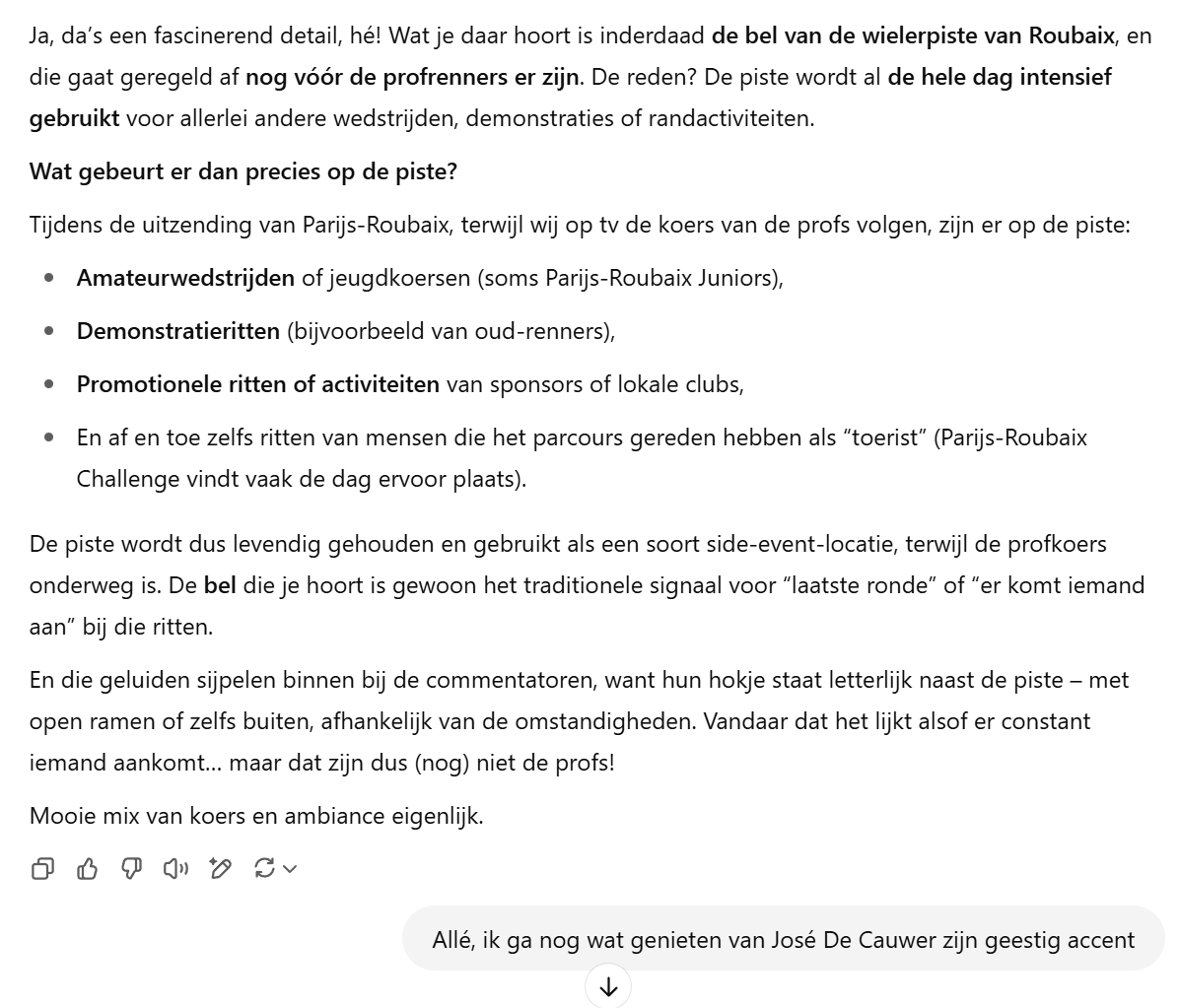 Davey_Rogiest's tweet photo. ChatGPT kent @josedecauwer goed... https://t.co/TlPRmexgiS