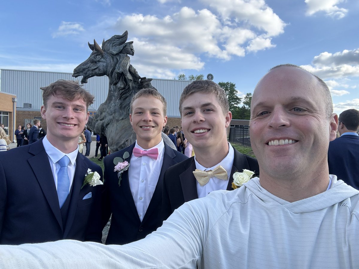 The boys dressing up nice for prom.  These guys are fun to root for!!!