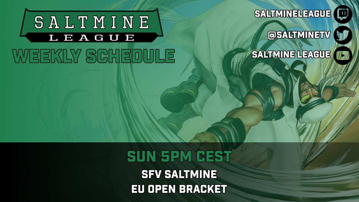 2 Hours left to sign up for the #SML #StreetFighterV EU Tournament #SFV #FGC   

Today with <a href="/DrButtonsFGC/">Rach</a> &amp; <a href="/lljb3/">LLJB3</a> on the mic!  

 Sign-Up: discord.gg/MvNmKhX