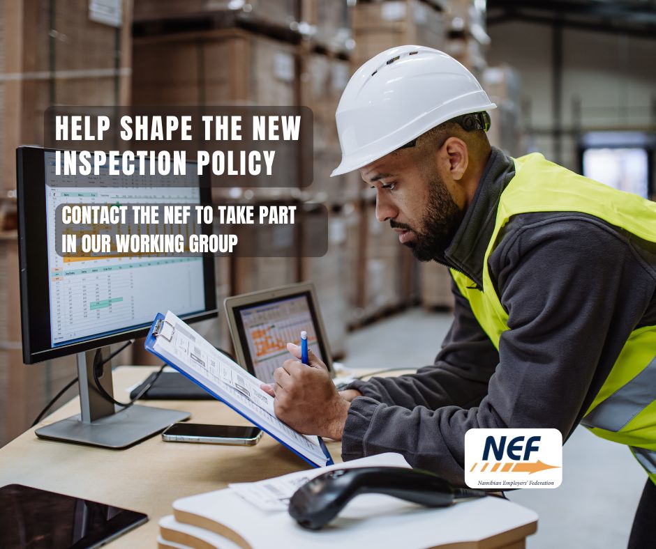 Smarter inspections = better business climate. Help the NEF to review the Inspection Policy. #FairCompliance