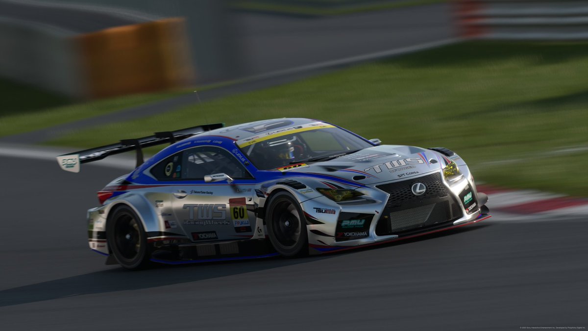 #GJTC_GT7  Rd.2 QF
Q1 1'36.667 P2
Q2 1.38.263 P5
決勝は繰り上げにより4番手からのスタートとなります！少しでも順位を上げられるよう頑張ります。 #GT7