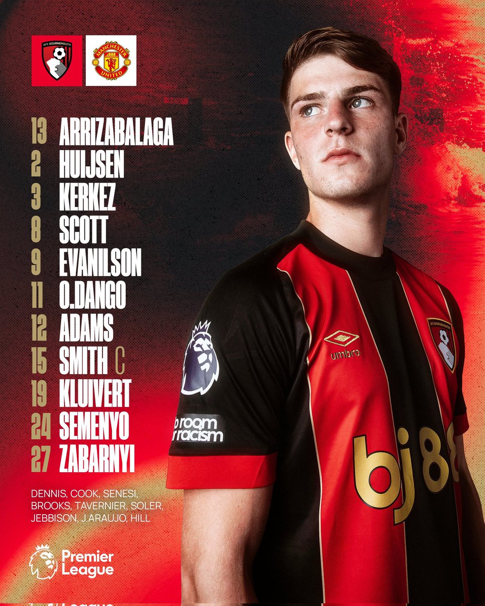 _Premium_Tutors's tweet photo. 🚨Bournemouth vs Manchester United line-up
#BOUMU Onana https://t.co/aMhKWNCL4j