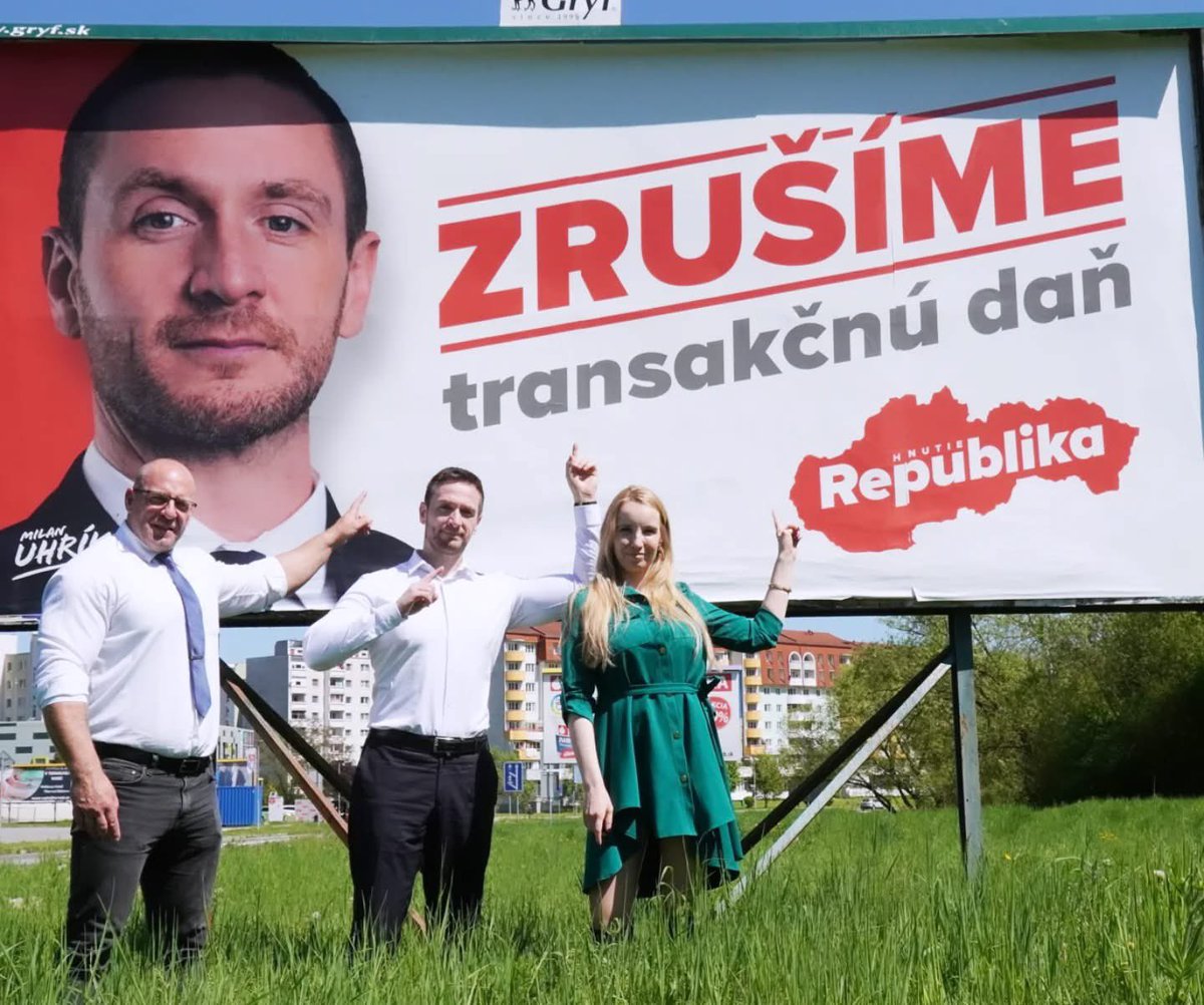 Transakčnú daň nebudeme opravovať. Chceme ju ❌️ ZRUŠIŤ, lebo je to jeden bizarný nezmysel.

Z princípu je celá vymyslená zle 👎 Zdania vás ešte aj za DPH-čku na faktúre 🤯 Trestajú tých, čo pracujú a platia. Proste, celé zle...

#Uhrik #Uhrikova #Kopac #REPUBLIKA