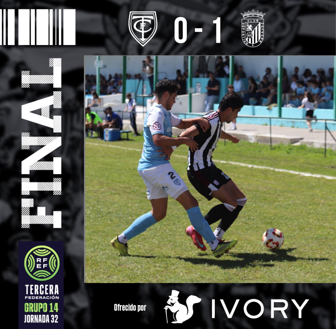 ⏱ 90' |  <a href="/Trujillo_CF/">CF Trujillo</a> 0-1 CD Badajoz

Final del partido, patrocinado por Ivory 

 #TerceraRFEF | #TrujilloBadajoz