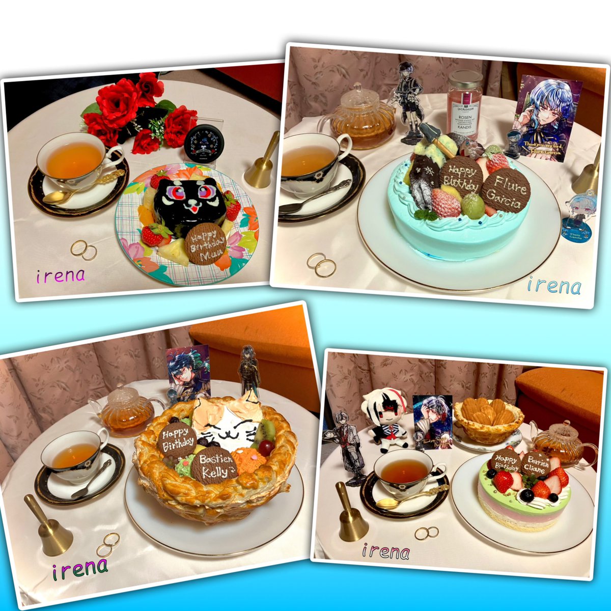 iren_shell's tweet image. 固定用📌

悪魔執事と黒い猫の執事たちの誕生日や季節のイベントとかにお菓子を作ります(*^^*)
詳しいプロフィールはツリーへ。
それぞれ執事のイメージに合わせて味までこだわって作ってますがまだまだ下手なので悪しからず(*ᵕ ᵕ)"

インスタに過去作
instagram.com/ireru_0405?igs…

ツリーに続く↓