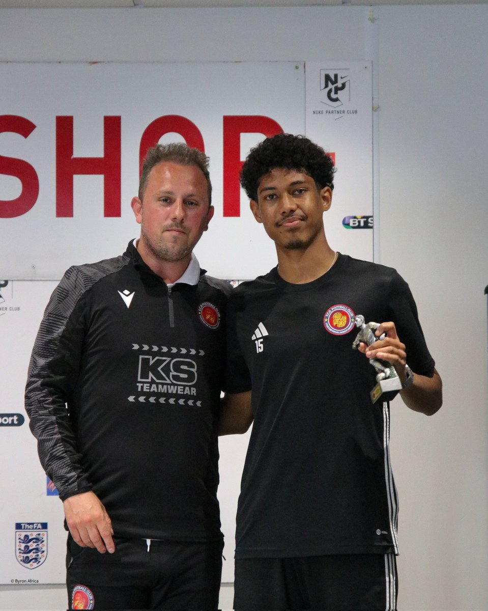 Manager's Young Player award for
<a href="/official_scrfc/">Sutton Common Rovers</a> Men's First XI.  Well done, Noah
