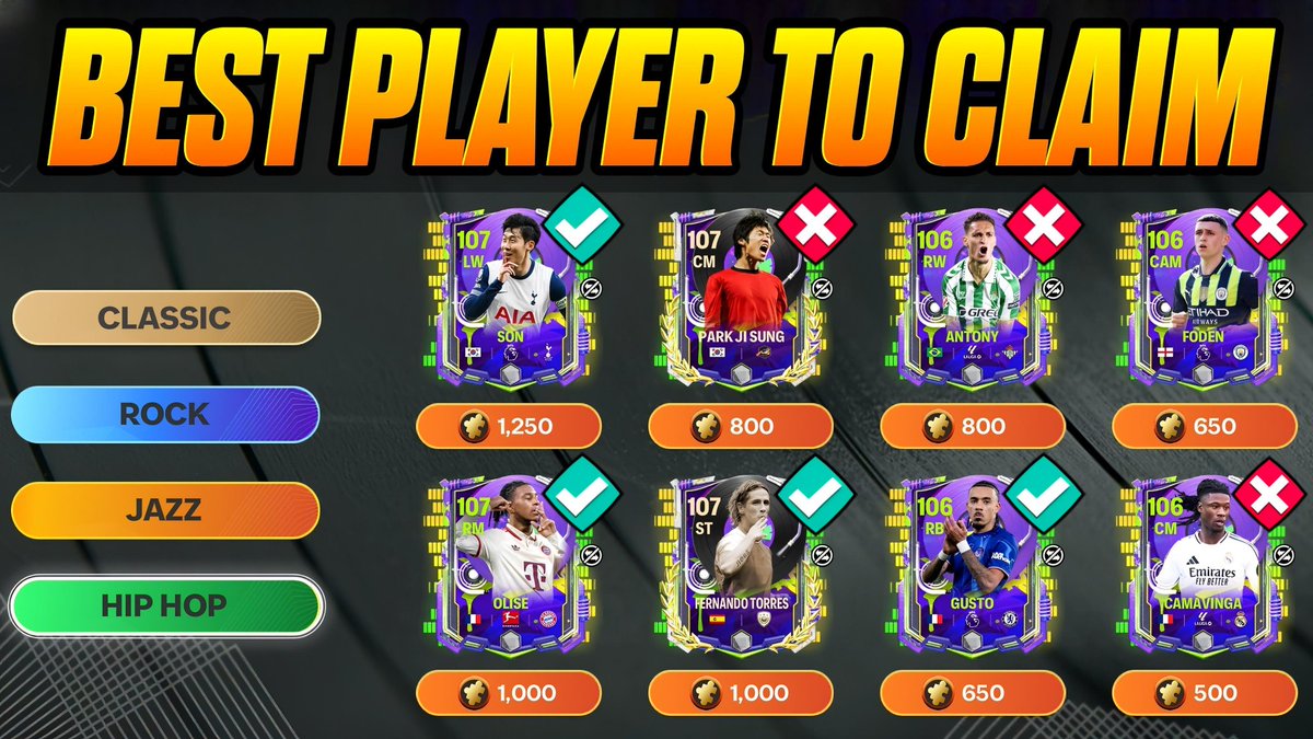 Saumya (@saumya_h2h) on Twitter photo SON or TORRES?? Best PLAYERS to CLAIM from HIP-HOP Chapter in PITCH BEATS Event - FC Mobile‼️
#FCMobile
New Video is OUT ⬇️
youtu.be/kjA4ZYbhRrs?si…
<a href="/tutiofifa/">Tío Fifah 🇨🇴 🇵🇸 حرة</a>
RT APPRECIATED🔂 ❤ SON or TORRES?? Best PLAYERS to CLAIM from HIP-HOP Chapter in PITCH BEATS Event - FC Mobile‼️
#FCMobile
New Video is OUT ⬇️
youtu.be/kjA4ZYbhRrs?si…
<a href="/tutiofifa/">Tío Fifah 🇨🇴 🇵🇸 حرة</a>
RT APPRECIATED🔂 ❤