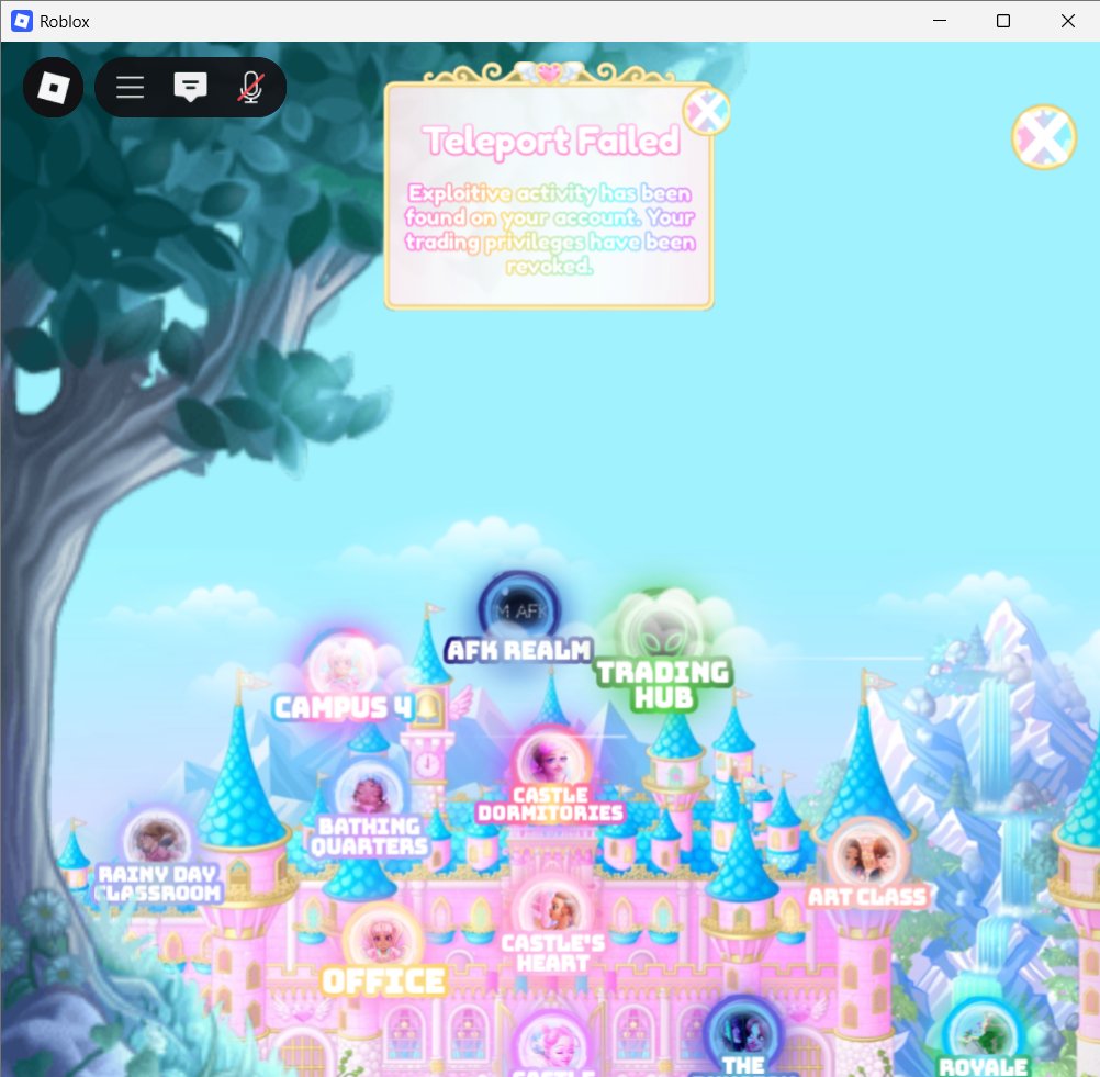 ReyizReyna's tweet image. GUYS OK SO UH THIS DUDE HACKED MY MOONLIT AND  MY HEELS AND YE LIKE 39k dims and MADE MY TRADINGS BANNED @RoyaleHighValks  HELP BRO I SWEAR and i have PROOF THAT I HAVE MOONLIT WITH THE NEW SET SO YES IM NOT LYING