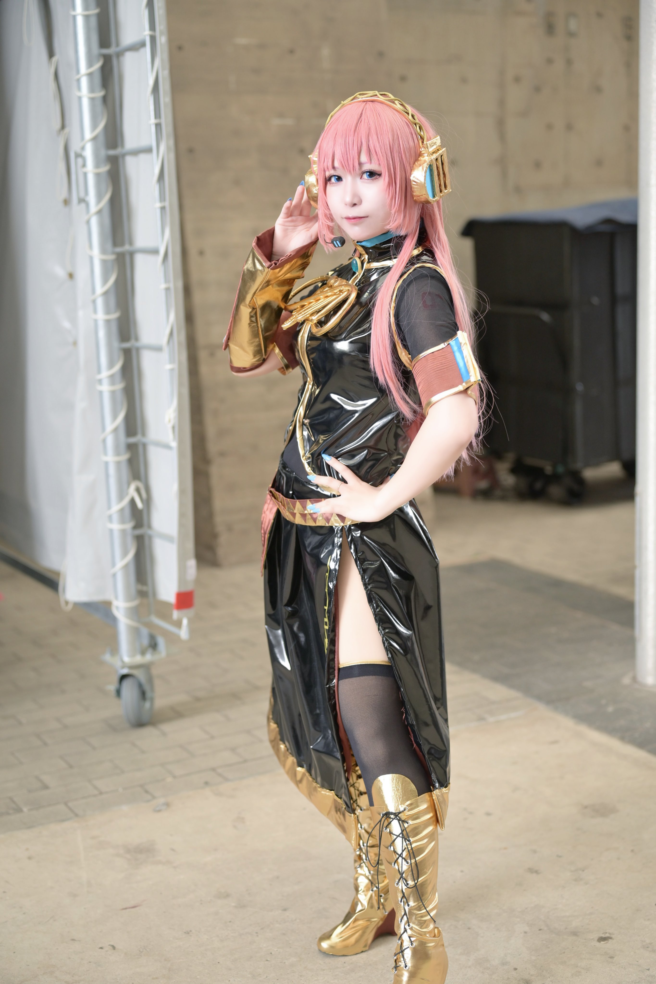 コスプレイヤー 接写 