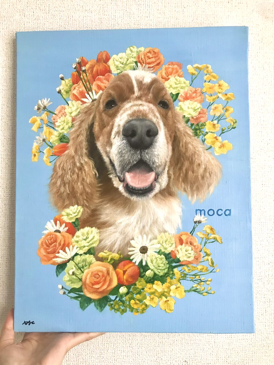 65Rikonic's tweet photo. F6号　モカちゃん🐶
笑顔のモカちゃん💐✨ https://t.co/WQEJj4QKTL