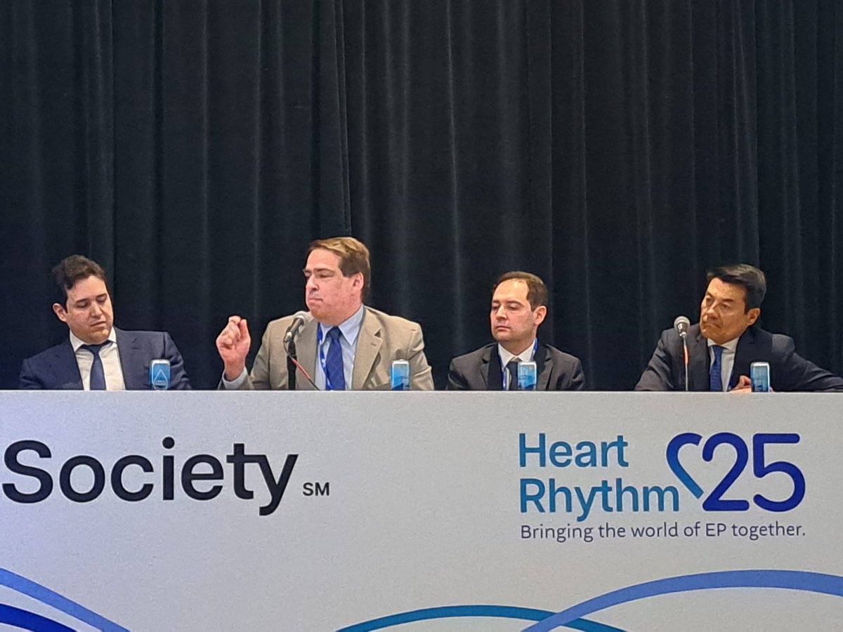 LAHRS (@lahrsonline1) on Twitter photo Great Joint-session LAHRS/HRS at #HRS2025 Congress
<a href="/nlcabanillas/">Lopez Cabanillas Nestor</a> <a href="/CarlChiefCard/">Carlos A Morillo</a> <a href="/JorgeERomeroMD/">Jorge E. Romero, MD, FACC, FHRS</a> <a href="/drluissaenz/">Luis C. Saenz, MD</a> <a href="/HRSonline/">Heart Rhythm Society</a> Great Joint-session LAHRS/HRS at #HRS2025 Congress
<a href="/nlcabanillas/">Lopez Cabanillas Nestor</a> <a href="/CarlChiefCard/">Carlos A Morillo</a> <a href="/JorgeERomeroMD/">Jorge E. Romero, MD, FACC, FHRS</a> <a href="/drluissaenz/">Luis C. Saenz, MD</a> <a href="/HRSonline/">Heart Rhythm Society</a>