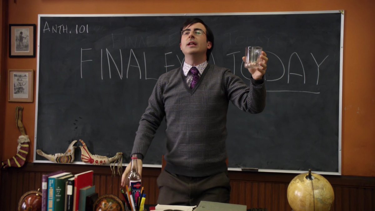 As we approach the end of the school year, good luck to everyone taking final exams!

#Community #CommunityTVShow #DanHarmon #JohnOliver #IanDuncan #ProfessorDuncan #FreakSugar #anthropology <a href="/CommunityTV/">Community</a>